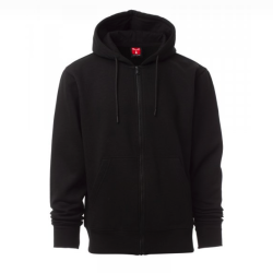 Felpa Pontiac con zip intera e cappuccio 260 gr.
