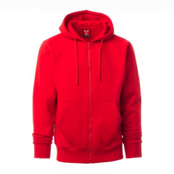 Felpa Pontiac con zip intera e cappuccio 260 gr.