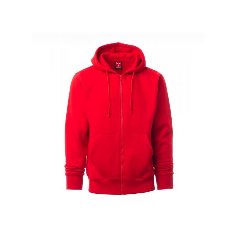 Felpa Pontiac con zip intera e cappuccio 260 gr.