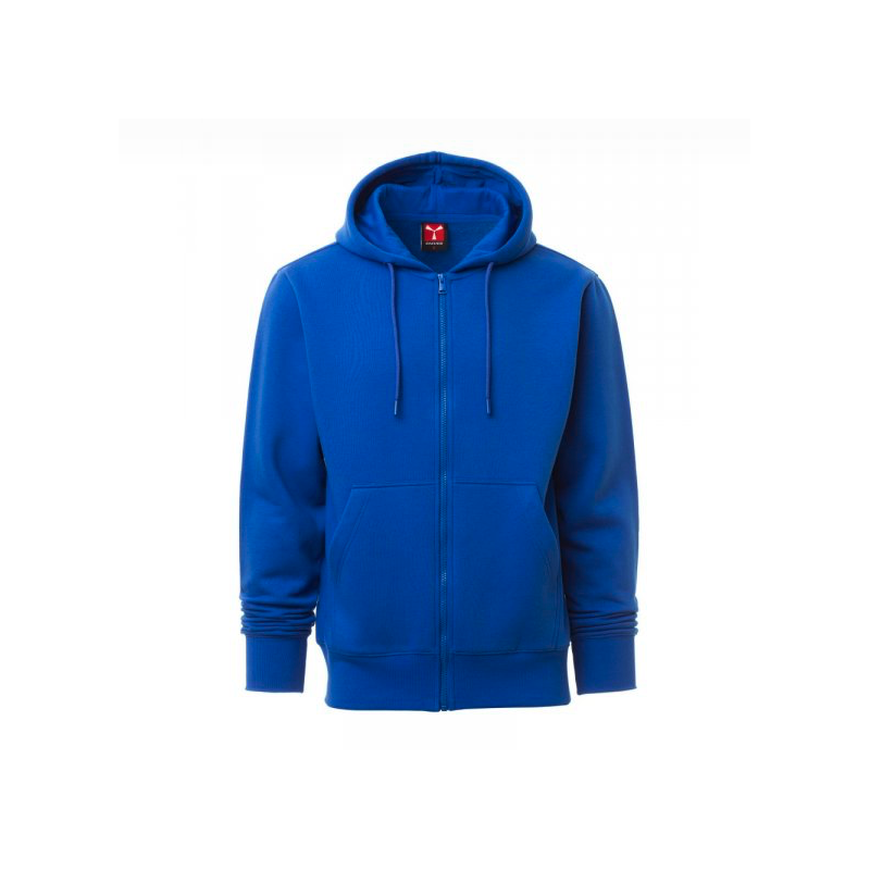 Felpa Pontiac con zip intera e cappuccio 260 gr.